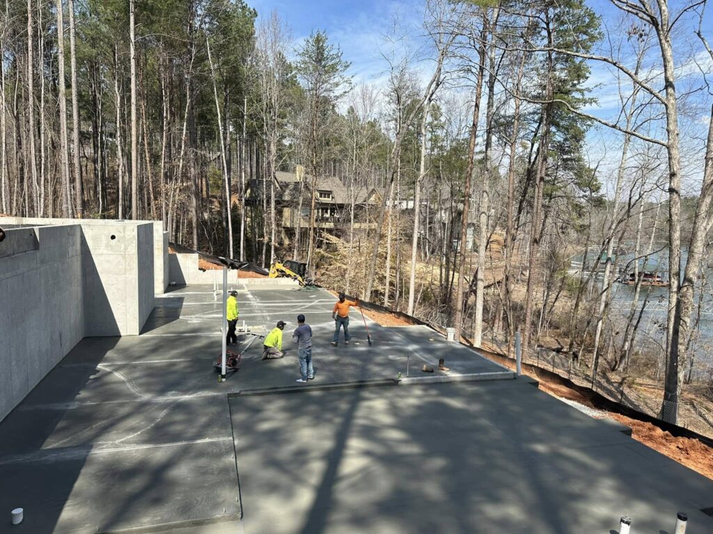 concrete slab construction Seneca SC
